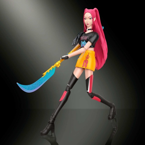K-Pop Demon Hunters Mira con manos, caras y accesorios intercambiables Mattel JRY31