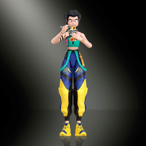 Zoey de K-Pop Demon Hunters con manos, caras y accesorios intercambiables, Mattel JRY32
