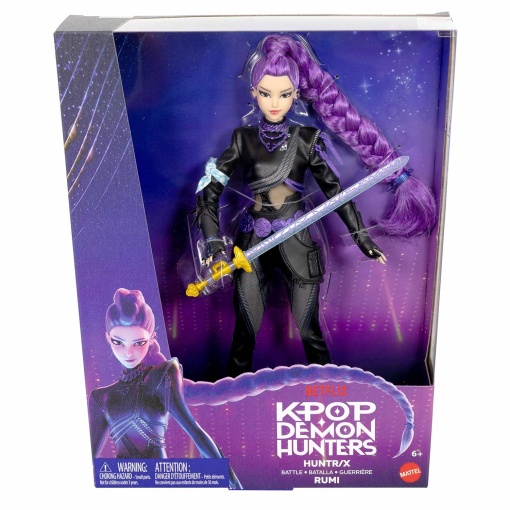 K-Pop Demon Hunters Rumi deluxe look de batalha Mattel JRW19
