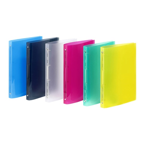 Carpeta de 4 anillas Viquel Propysoft A4 L/25 mm, surtido