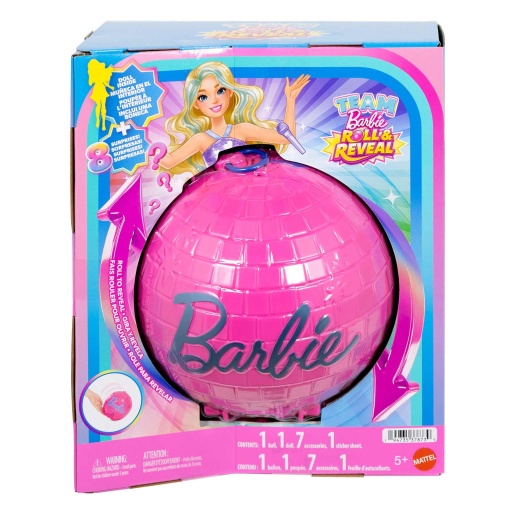 Barbie Team Roll and Reveal estrella del pop Mattel JMK19