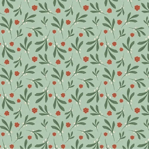 Andover Nordic Summer Berry Spray Hot Spring Fabric 1x1.12m 10321/T
