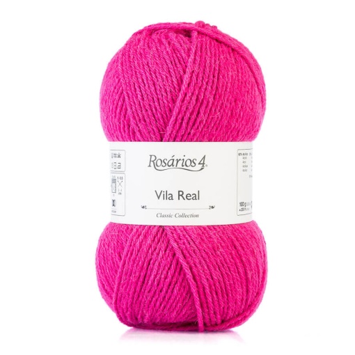 Fio de tricot Rosários 4 Vila Real 100g fúcsia 11
