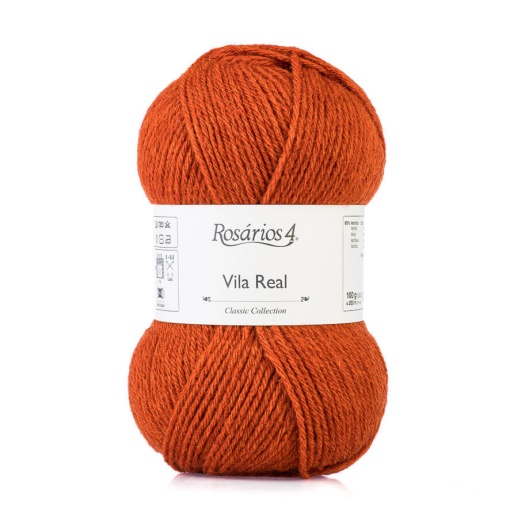 Fio de tricot Rosários 4 Vila Real 100g tijolo 15