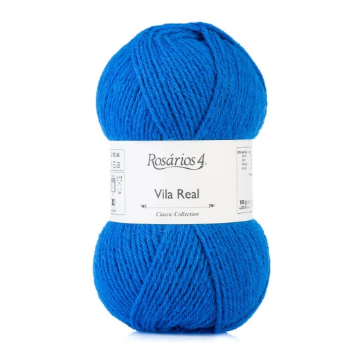 Fio de tricot Rosários 4 Vila Real 100g azulão 19