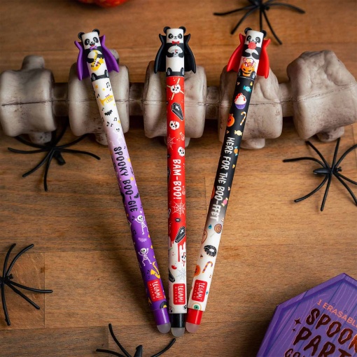 Caneta de gel apagável brilha no escuro legami Halloween Spooky Party Collection Surpresa