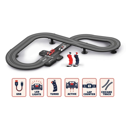 Pista de carreras de autos sprint Ninco Legend Racers