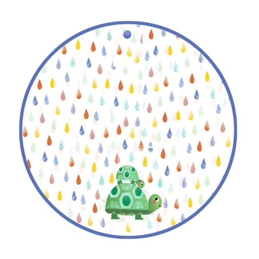 Poncho impermeável djeco tartaruga