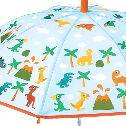 Guarda-chuva manual djeco 70cm dinossauros