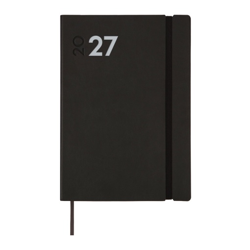 Weekly planner A5 2027 Finocam Mara black