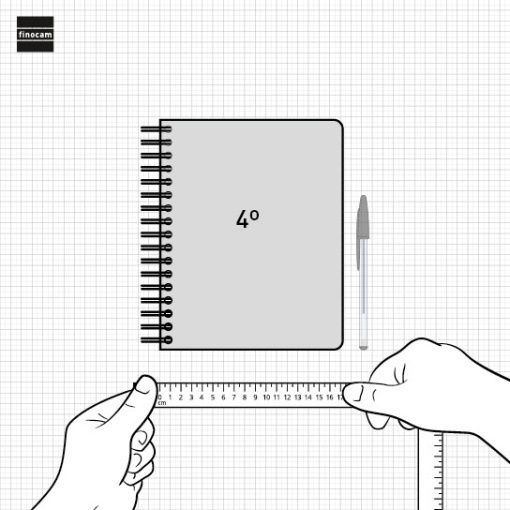 A5 2027 weekly planner, spiral bound, Finocam Optimal blue
