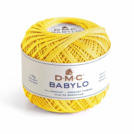 Fio de crochet dmc Babylo 50g amarelo