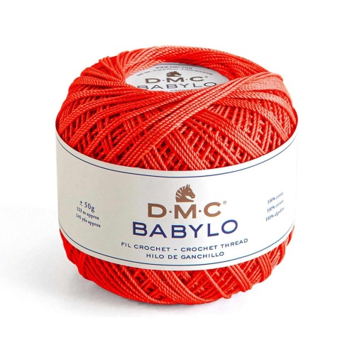 Fio de crochet dmc Babylo 50g vermelho