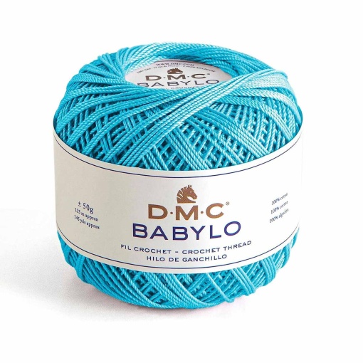 Fio de crochet dmc Babylo 50g azul