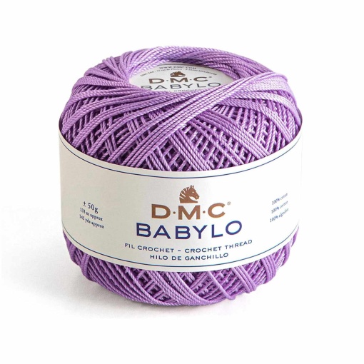 Fio de crochet dmc Babylo 50g lilás