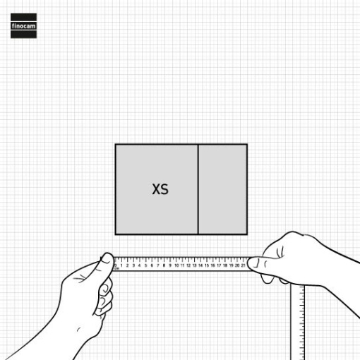 Magnetic wall calendar 2027 finocam 14x15cm