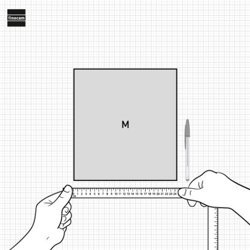 2027 wall calendar, Finocam brand, 26.5x24.5cm