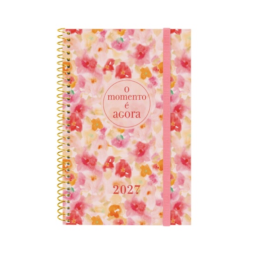 Weekly planner 117x181mm 2027 spiral binding Finocam Beta Now