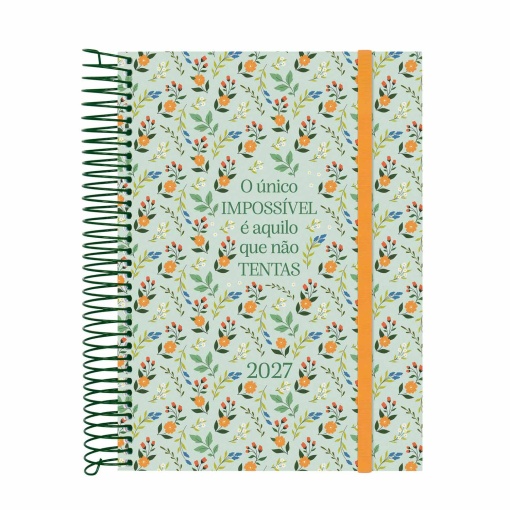 A5 2027 Spiral-Bound Daily Planner, Finocam Beta Impossible
