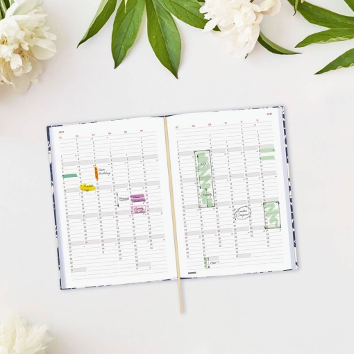 Weekly planner A5 2027 finocam Berlin Cotton
