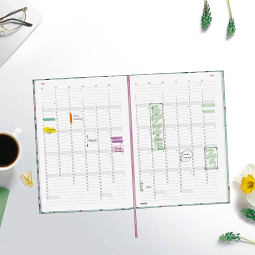 Weekly planner A5 2027 finocam Porto Botanic