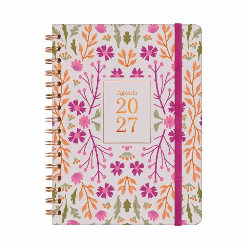 Weekly planner A5 2027 spiral bound, Finocam You Sheets