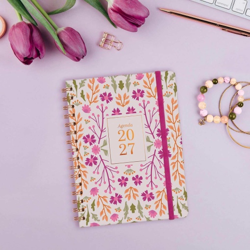 Weekly planner A5 2027 spiral bound, Finocam You Sheets