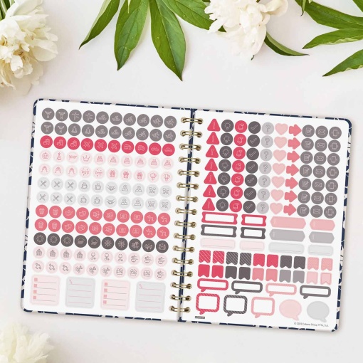 Weekly planner A5 2027 spiral bound Finocam You Cotton