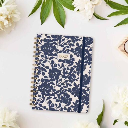 Weekly planner A5 2027 spiral bound Finocam You Cotton