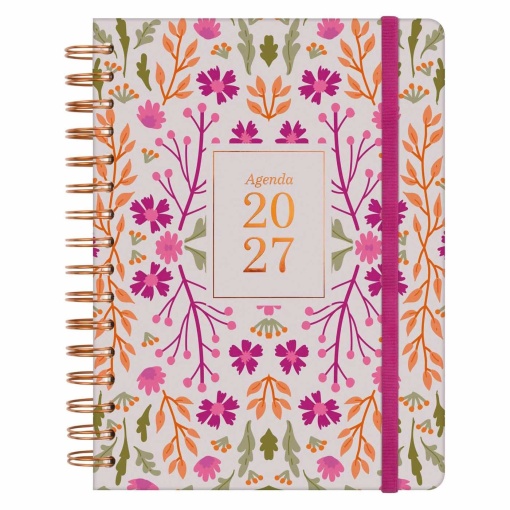 A5 2027 Spiral-Bound Daily Planner by Finocam You