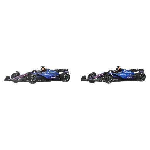 Hot Wheels Premium Fórmula 1 2025 pack 2 carros Atlassian Williams Racing Mattel JMM89/JMM98-LA10