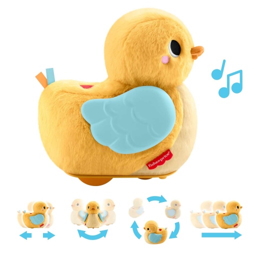 Pato 4 em 1 Gatinha e Abraça fisher-price mattel