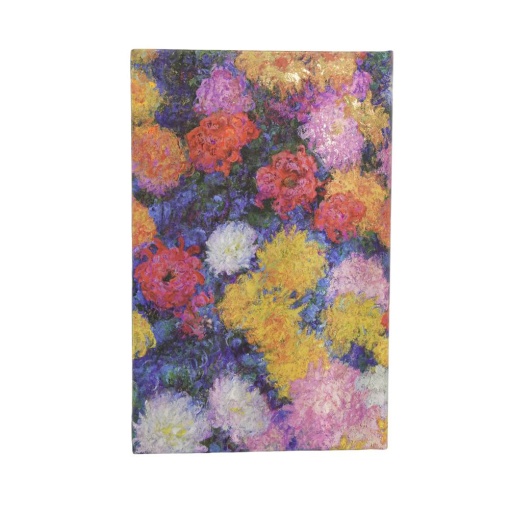 A6 Weekly Agenda 2027 Paperblanks Mini Monet's Chrysanthemums