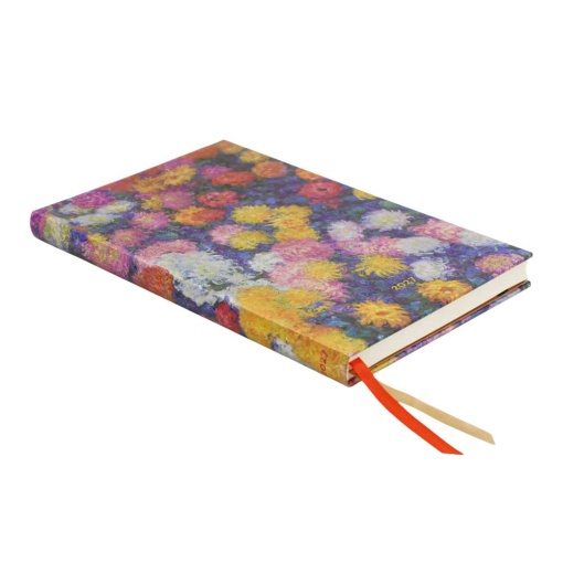 A6 Weekly Agenda 2027 Paperblanks Mini Monet's Chrysanthemums