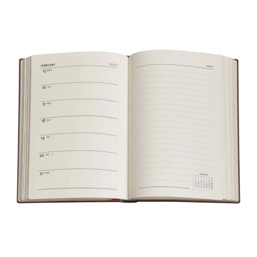 Agenda semanal 125x175mm 2027 Paperblanks Midi Safavid Bonding Art