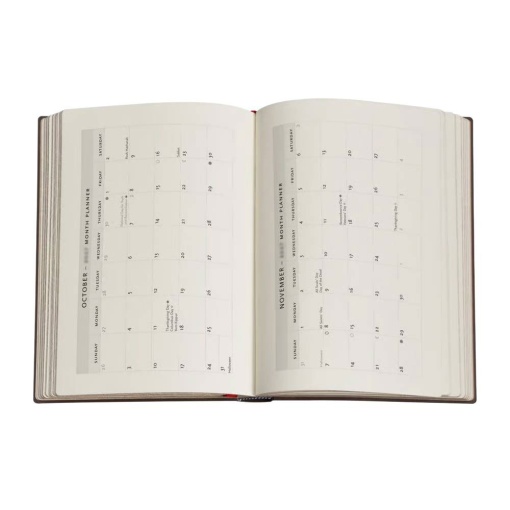 Agenda semanal 125x175mm 2027 Paperblanks Midi Black Edition
