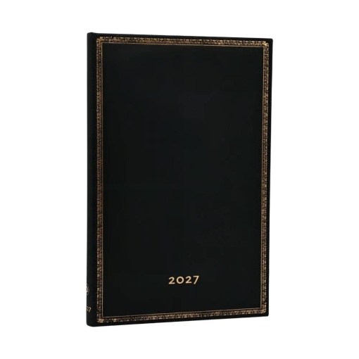 Agenda semanal A5 2027 Paperblanks Maxi Black Edition