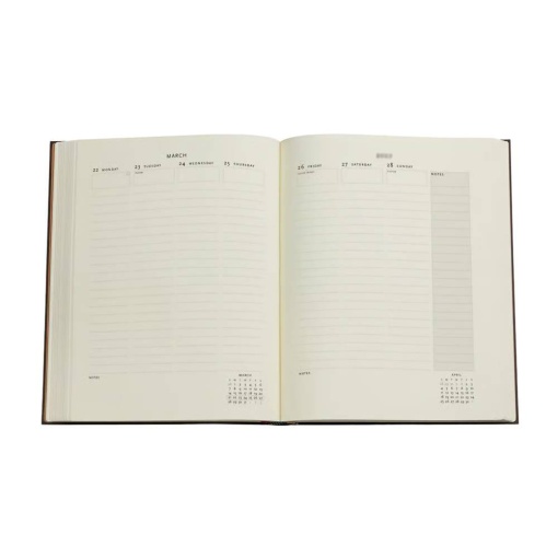 Agenda semanal 175x225mm 2027 Paperblanks Ultra Persian Poetry