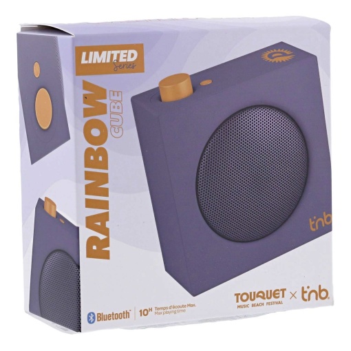 Bluetooth speaker + radio Tnb Rainbow Cube 5W Purple