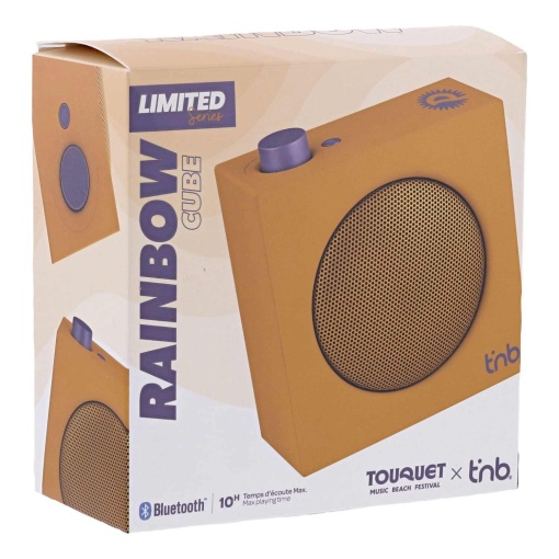 TNB Rainbow Cube 5W Orange Bluetooth speaker + radio