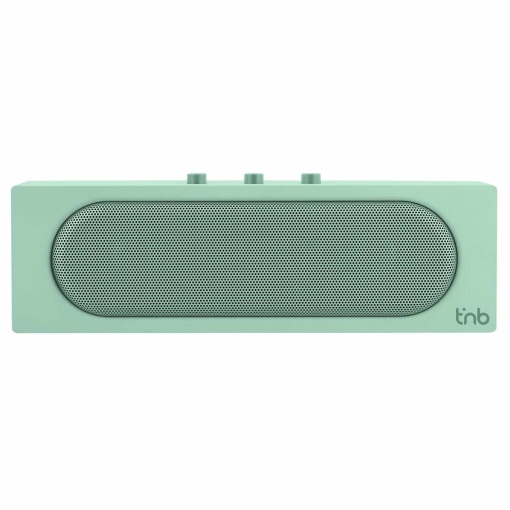 Coluna bluetooth + rádio Tnb Rainbow Bar 10W Water Green