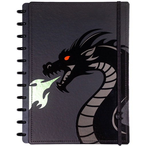 Cuaderno inteligente grande con líneas (215 x 280 mm) Fun Universe Storm Dragon