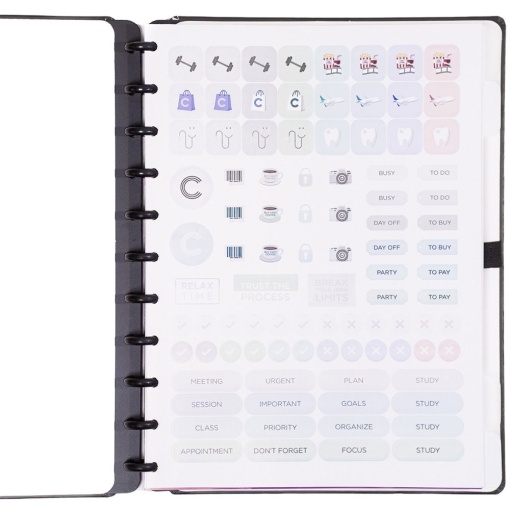 Caderno Inteligente grande (215x280mm) pautado Fun Universe Storm Dragon