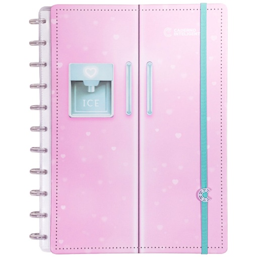 Large Smart Notebook (215x280mm) Lined Fun Universe Pink Cooler