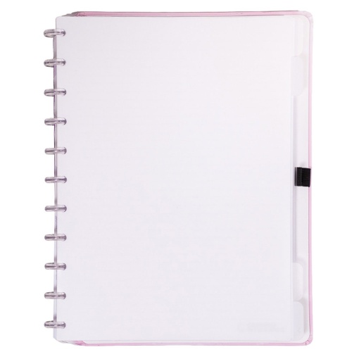 Caderno Inteligente grande (215x280mm) pautado Fun Universe Pink Cooler