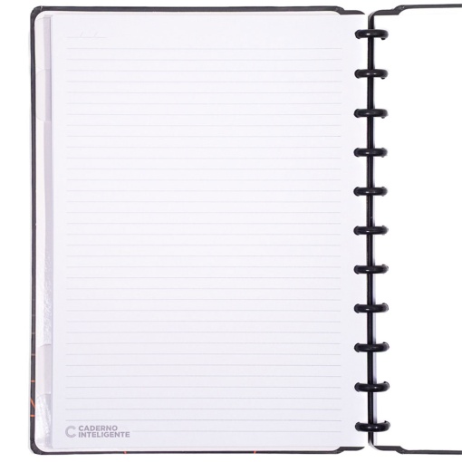 Caderno Inteligente grande (215x280mm) pautado Fun Universe Level Up