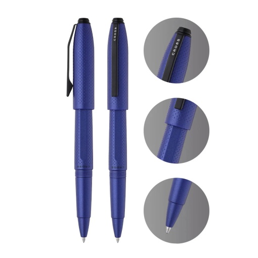 Cross Prism Blue Ballpoint Pen AT0792-3
