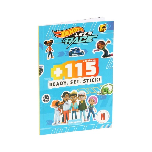 Hot Wheels Let's Race - +115 stickers - Ready, Set, Stick! Europrice