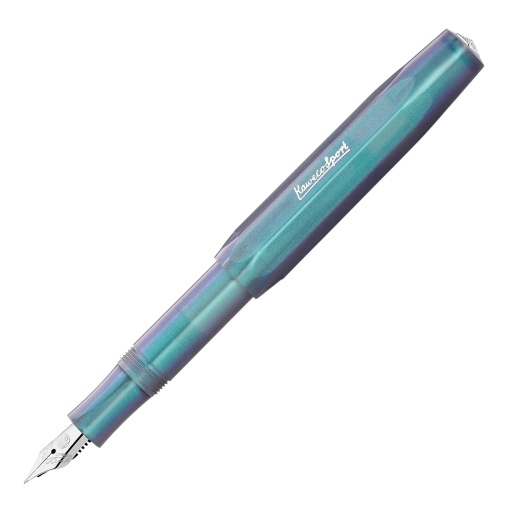 Caneta de aparo Kaweco Lunar Sport Shadow Blue F