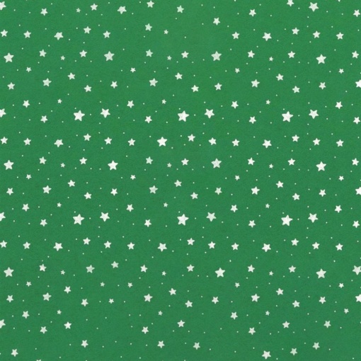 Feltro 30x40cm 1mm estrelas verde/branco Stafil